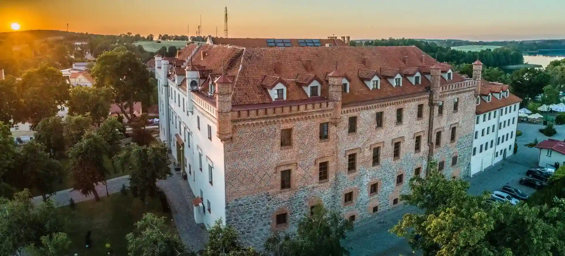 Hotel Zamek Ryn widok